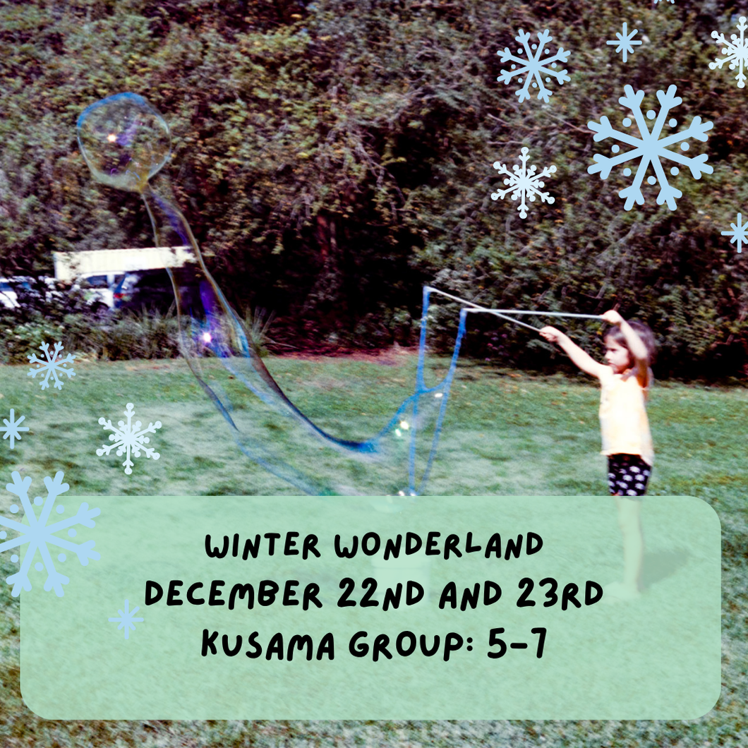 2-Day Winter Art Camp December 22nd and 23rd (Kusama 5-7)