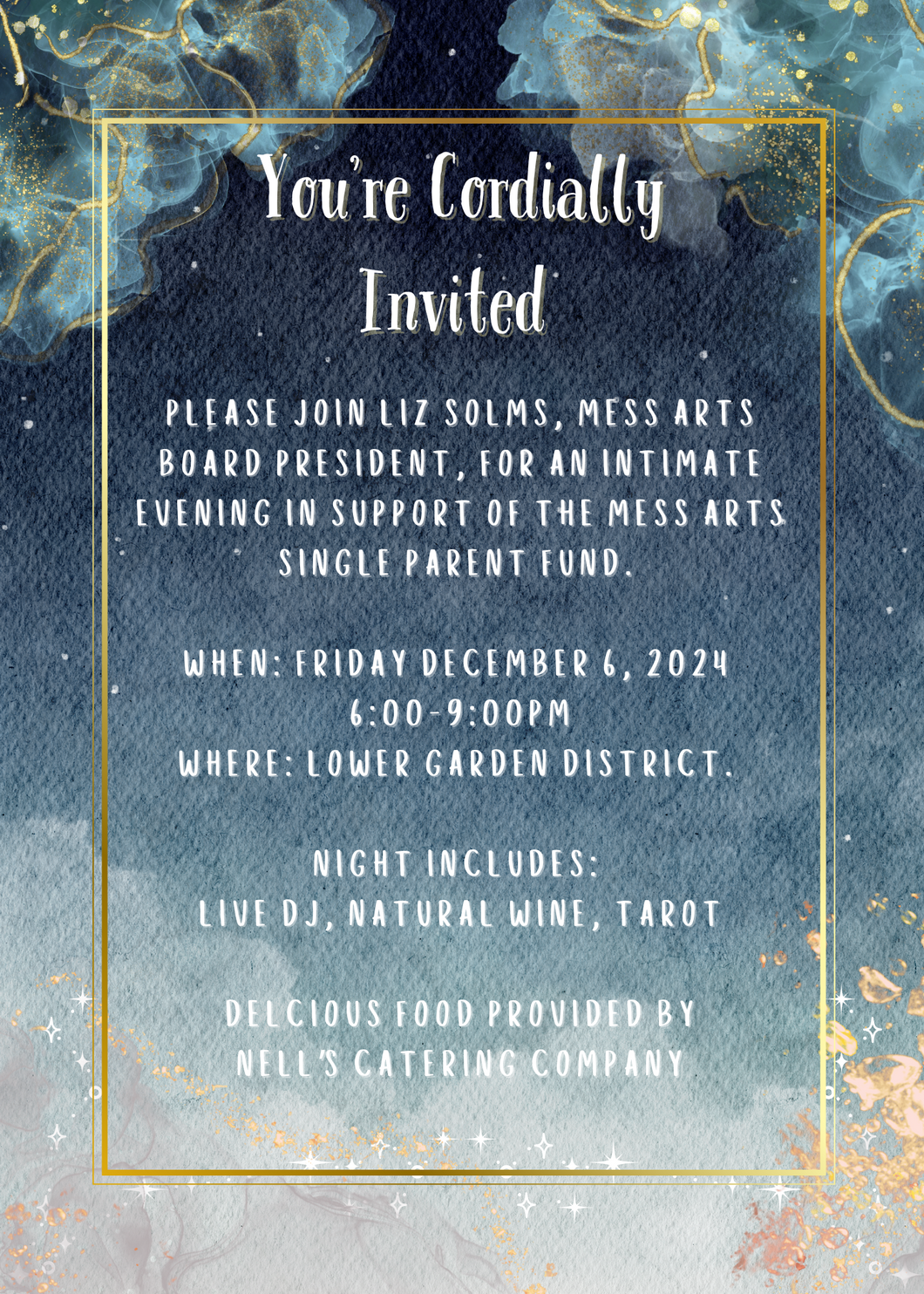 Celestial Cocktail Fundraiser Dec 6th.