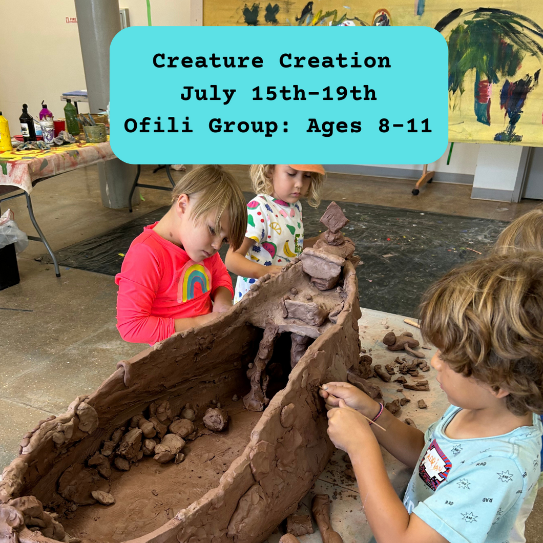 Summer Camp: Creature Creation (W2: July 15th-19th, Ofili Group: Ages 8-11)