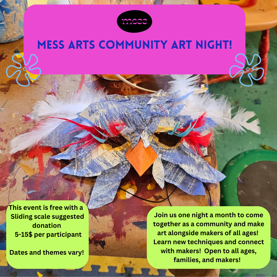 Community Art Night Friday September 20th 6-8pm